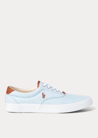 Polo Ralph Lauren Thorton Cotton Oxford Sneakers Herre Danmark (WVCOP4297)